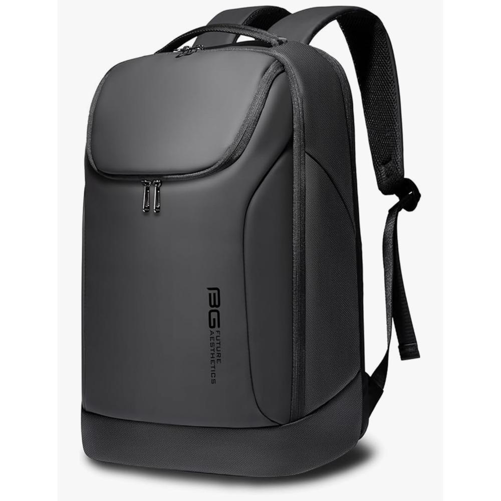 BG AESTHETICS Backpack Black Water Resistant Laptop Bag Travel Work School‎